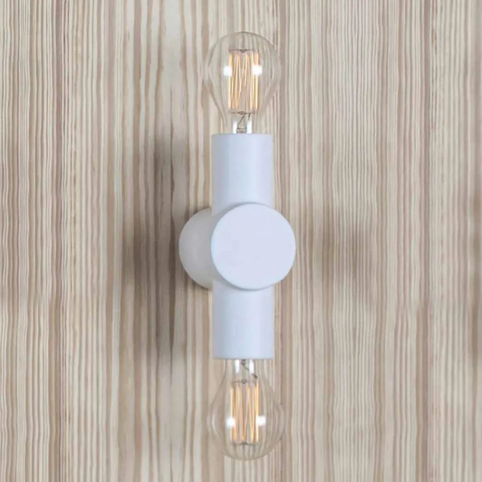 lámpara de pared de tráfico TOSCOT con base de metal producido en la Toscana Viadurini