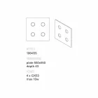 Lámpara de pared de diseño Toscot Vivaldi en terracota hecha en Italia Viadurini