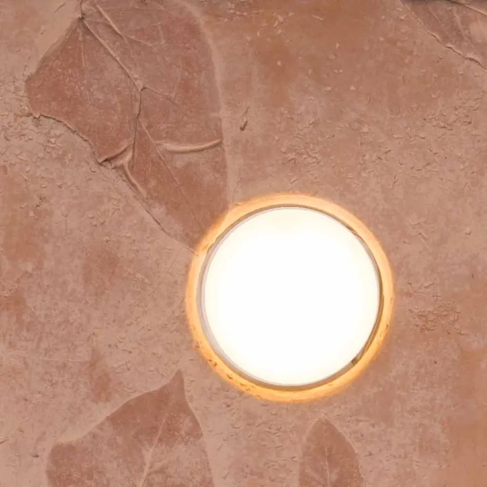 Lámpara de pared de diseño Toscot Vivaldi en terracota hecha en Italia Viadurini