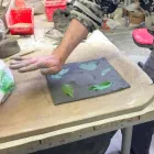 Lámpara de pared de terracota Toscot Vivaldi hecha en Italia Viadurini