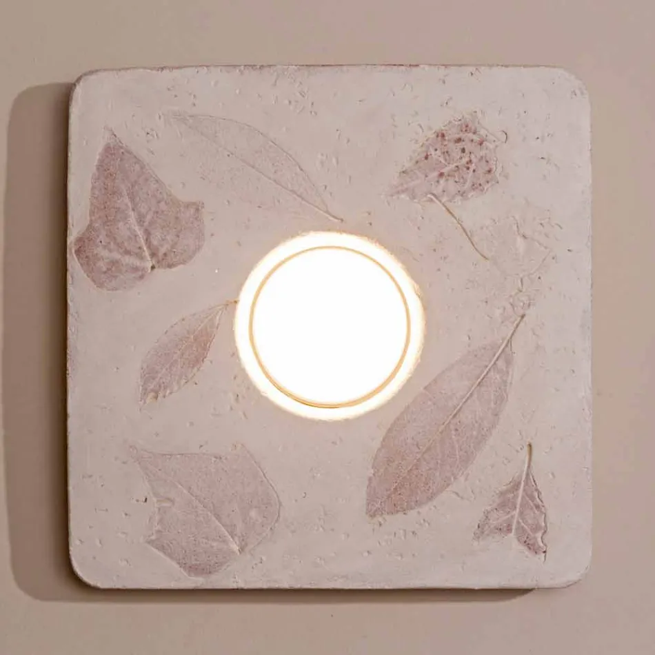 Lámpara de pared de terracota Toscot Vivaldi hecha en Italia Viadurini