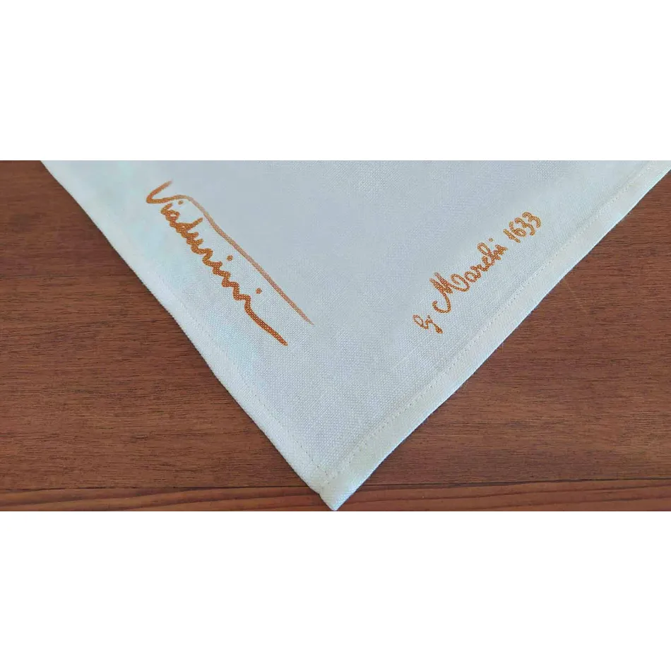 Mantel de algodón hecho a mano Estampado a mano Pieza única - Viadurini by Marchi Viadurini