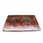 Mantel de algodón hecho a mano Estampado hecho a mano de una pieza - Marcas Viadurini