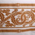Mantel impreso a mano de alta artesanía italiana en algodón y lino Viadurini