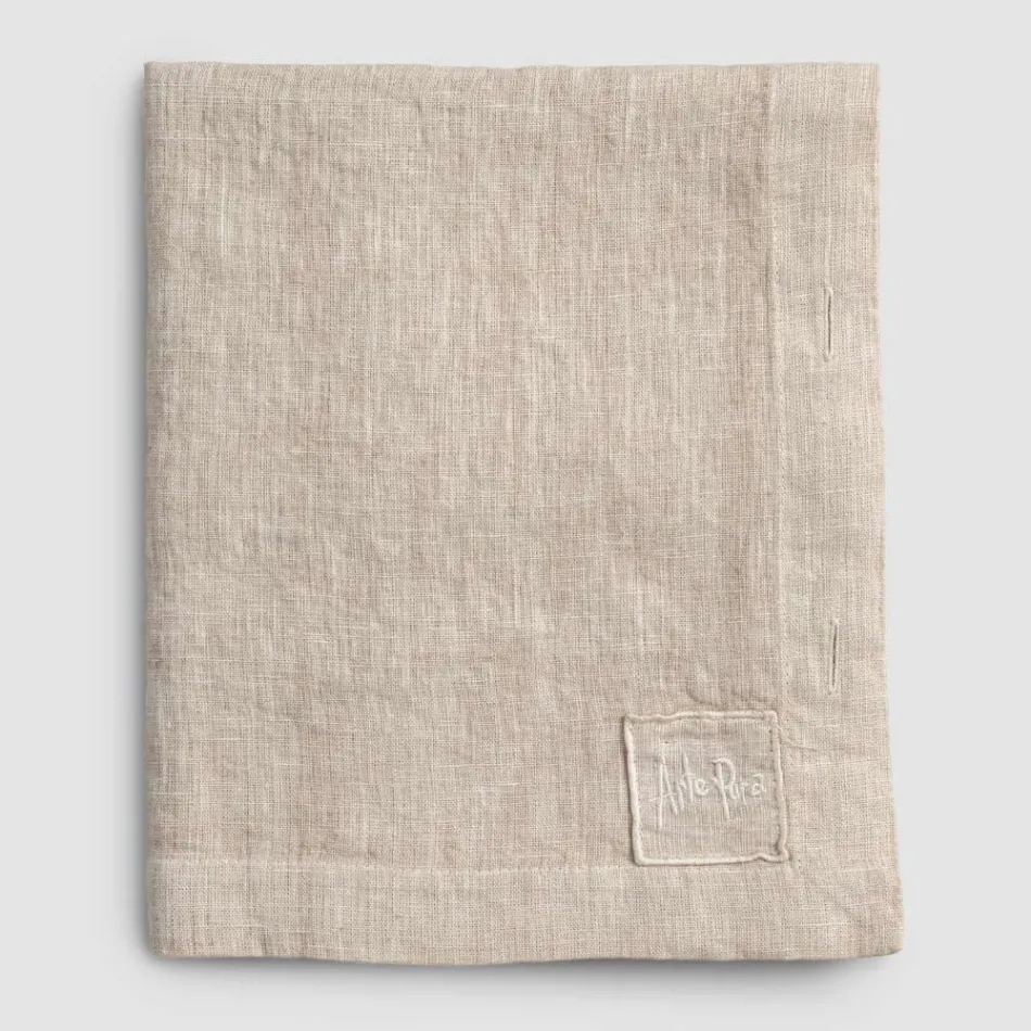 Mantel Modular de Lino de Colores con Ojales y 10 Botones - Mediterráneo Viadurini