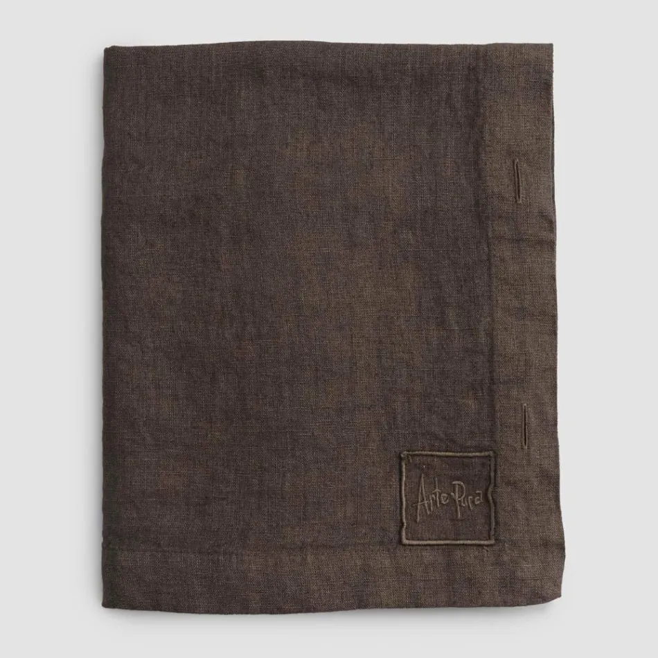 Mantel Modular de Lino de Colores con Ojales y 10 Botones - Mediterráneo Viadurini