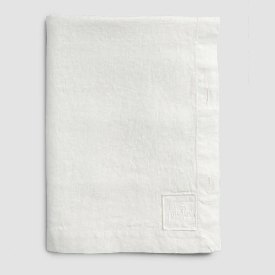 Mantel Modular de Lino de Colores con Ojales y 10 Botones - Mediterráneo Viadurini