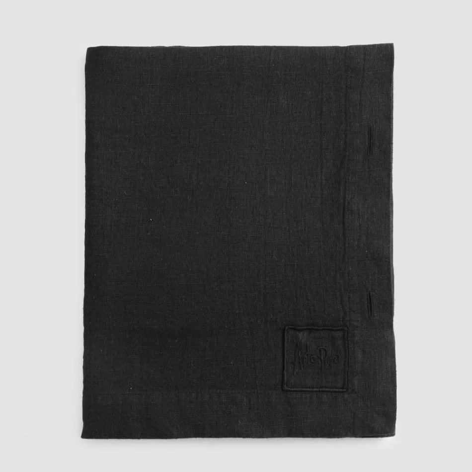 Mantel Modular de Lino de Colores con Ojales y 10 Botones - Mediterráneo Viadurini