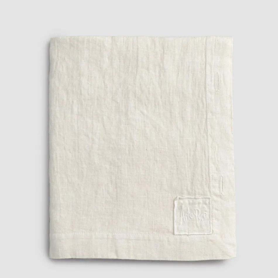 Mantel Modular de Lino de Colores con Ojales y 10 Botones - Mediterráneo Viadurini