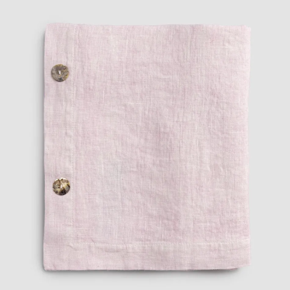 Mantel Modular de Lino de Colores con Ojales y 10 Botones - Mediterráneo Viadurini