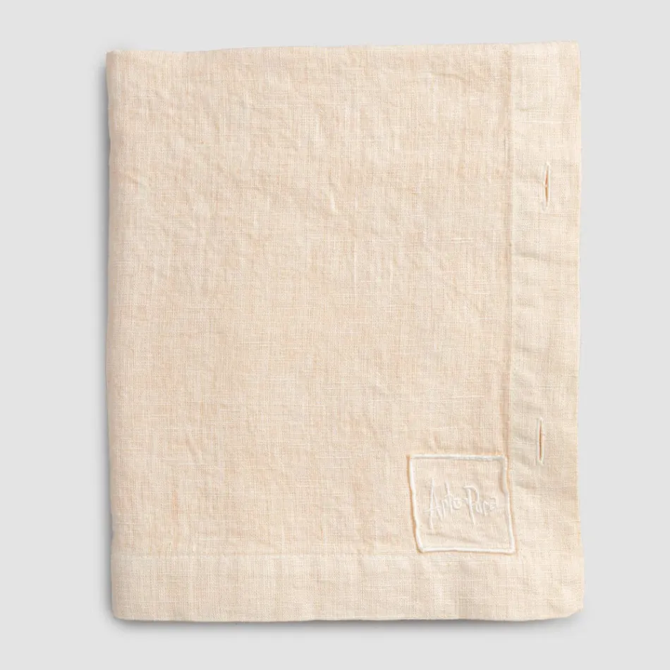 Mantel Modular de Lino de Colores con Ojales y 10 Botones - Mediterráneo Viadurini