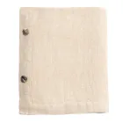 Mantel Modular de Lino de Colores con Ojales y 10 Botones - Mediterráneo Viadurini