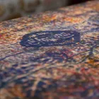 Mantel de arte italiano con algodón estampado a mano de una pieza - Marcas Viadurini