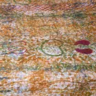 Mantel de arte italiano con algodón estampado a mano de una pieza - Marcas Viadurini