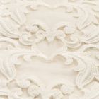 Mantel de lino blanco o mantequilla con diseño rectangular de encaje de farnesio - Kippel Viadurini