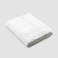 Mantel blanco de lino o mantequilla con diseño rectangular de encaje Farnesio - Kippel