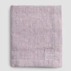 Mantel Rectangular de Lino con Ojales y 10 Botones, Lujo - Mediterráneo Viadurini