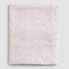 Mantel Rectangular de Lino con Ojales y 10 Botones, Lujo - Mediterráneo Viadurini