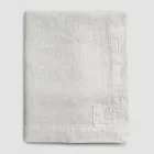 Mantel Rectangular de Lino con Ojales y 12 Botones de Lujo - Mediterráneo Viadurini