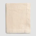 Mantel Rectangular de Lino con Ojales y 12 Botones de Lujo - Mediterráneo Viadurini