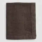 Mantel Rectangular de Lino con Ojales y 12 Botones de Lujo - Mediterráneo Viadurini