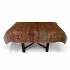 Mantel artesanal italiano de alta calidad en algodón estampado a mano - Marcas comerciales Viadurini