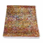 Mantel artesanal italiano de alta calidad en algodón estampado a mano - Marcas comerciales Viadurini