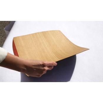 Mantel rectangular moderno en madera de roble Made in Italy - Abraham