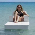 Sillón flotante Trona Basic para piscina moderna hecho en Italia Viadurini