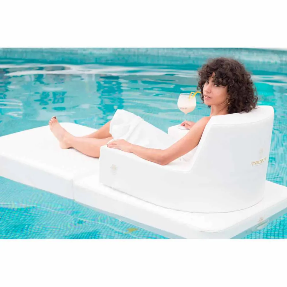 Sillón flotante Trona Basic para piscina moderna hecho en Italia Viadurini