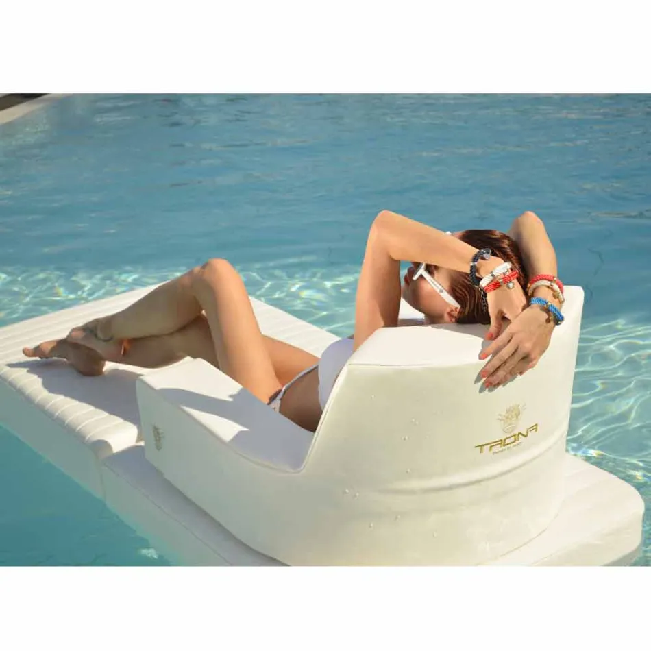 Sillón flotante Trona Basic para piscina moderna hecho en Italia Viadurini