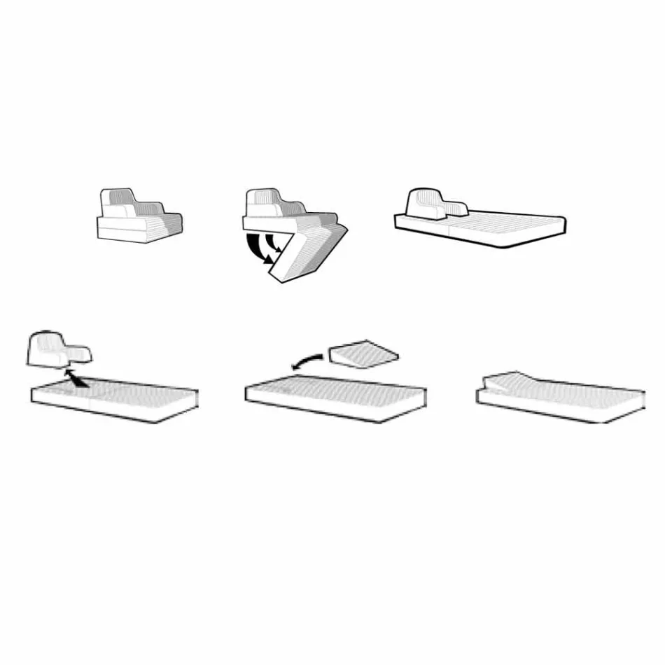 Trona Magnum silla flotante de lujo diseño de doble asiento Viadurini