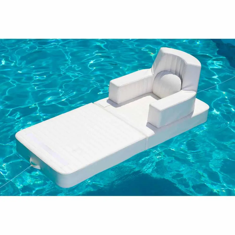 Trona silla flotante diseño blanco hecho en Italia Viadurini