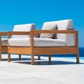 Varaschin Bali sillón al aire libre moderno en tela tapizada