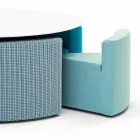 Mesa de jardín Varaschin Big In & Out + 8 sillones de diseño moderno Viadurini