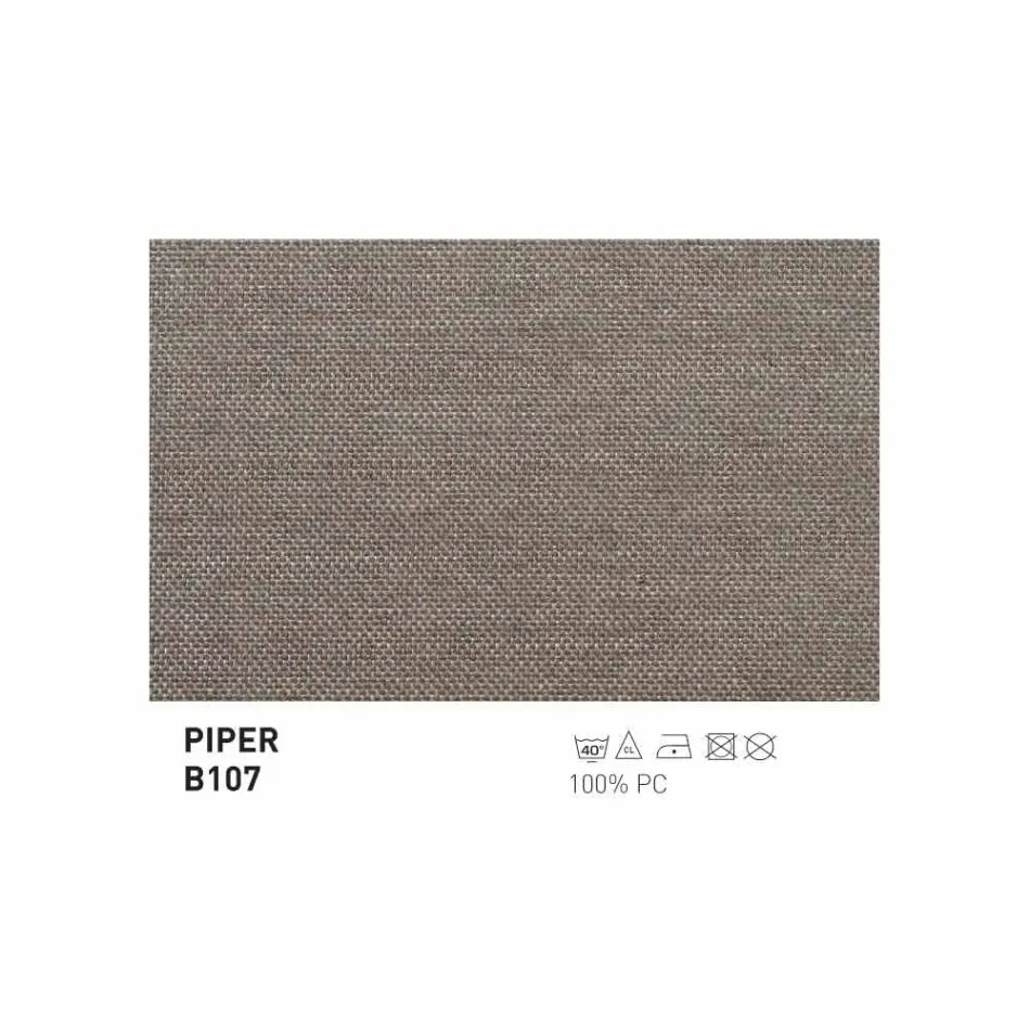 Mesa de jardín Varaschin Big In & Out + 8 sillones de diseño moderno Viadurini