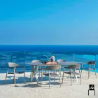 Varaschin silla inteligente de diseño moderno jardín, 6 piezas Viadurini