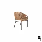 silla Varaschin Cricket con tejidos a mano exteriores, 2 piezas Viadurini