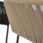 silla Varaschin Cricket con tejidos a mano exteriores, 2 piezas Viadurini