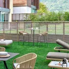 Varaschin Cricket taburete de diseño moderno jardín superior, 2 piezas Viadurini