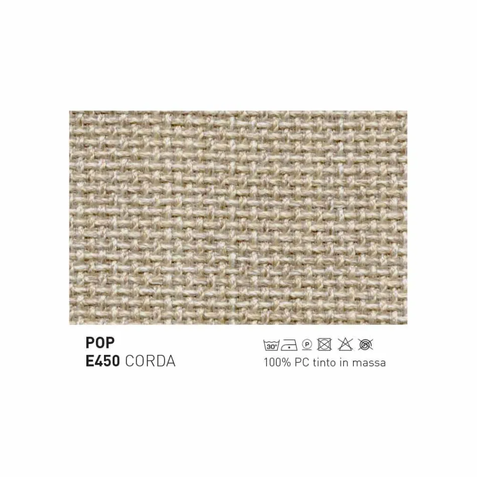 Reposapiés al aire libre de diseño Varaschin Emma en tela tapizada Viadurini