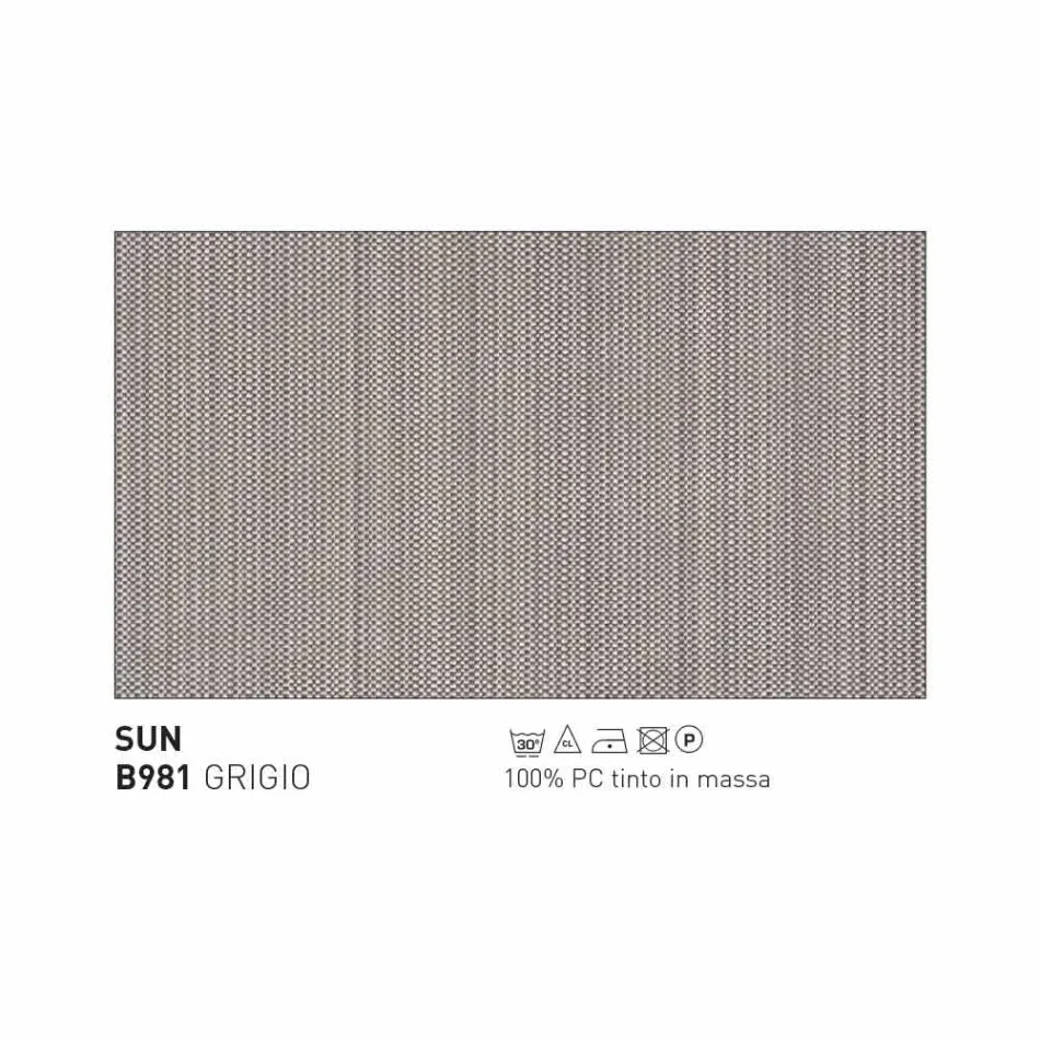 Varaschin Emma sillón acolchado exterior de diseño moderno Viadurini