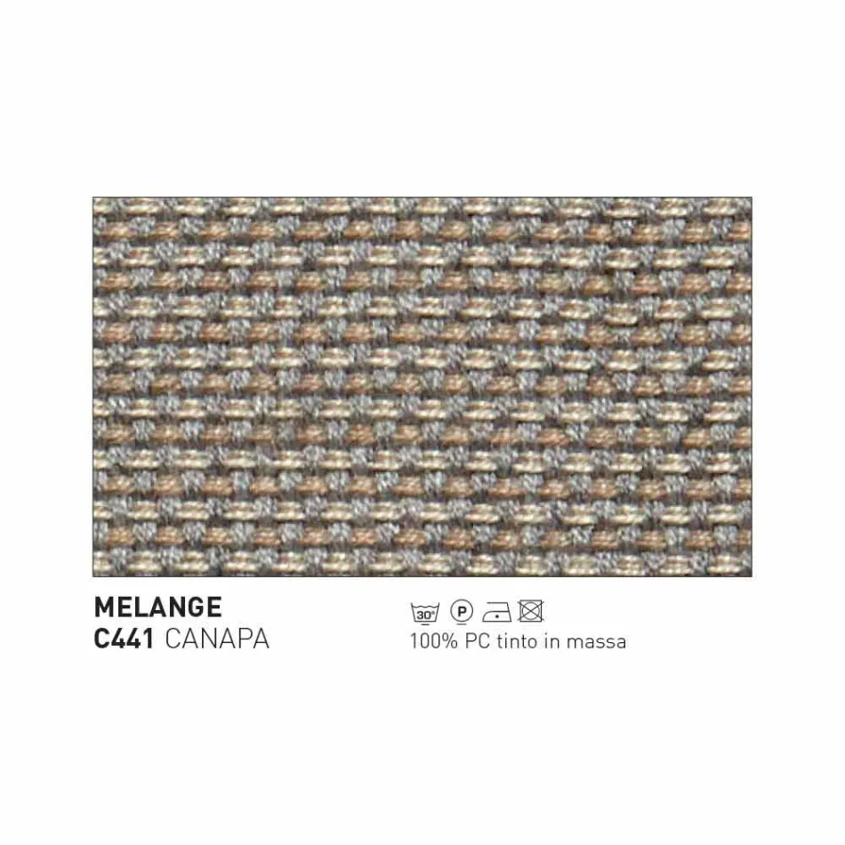 Sillón de exterior Varaschin Emma tapizado en metal y tela. Viadurini