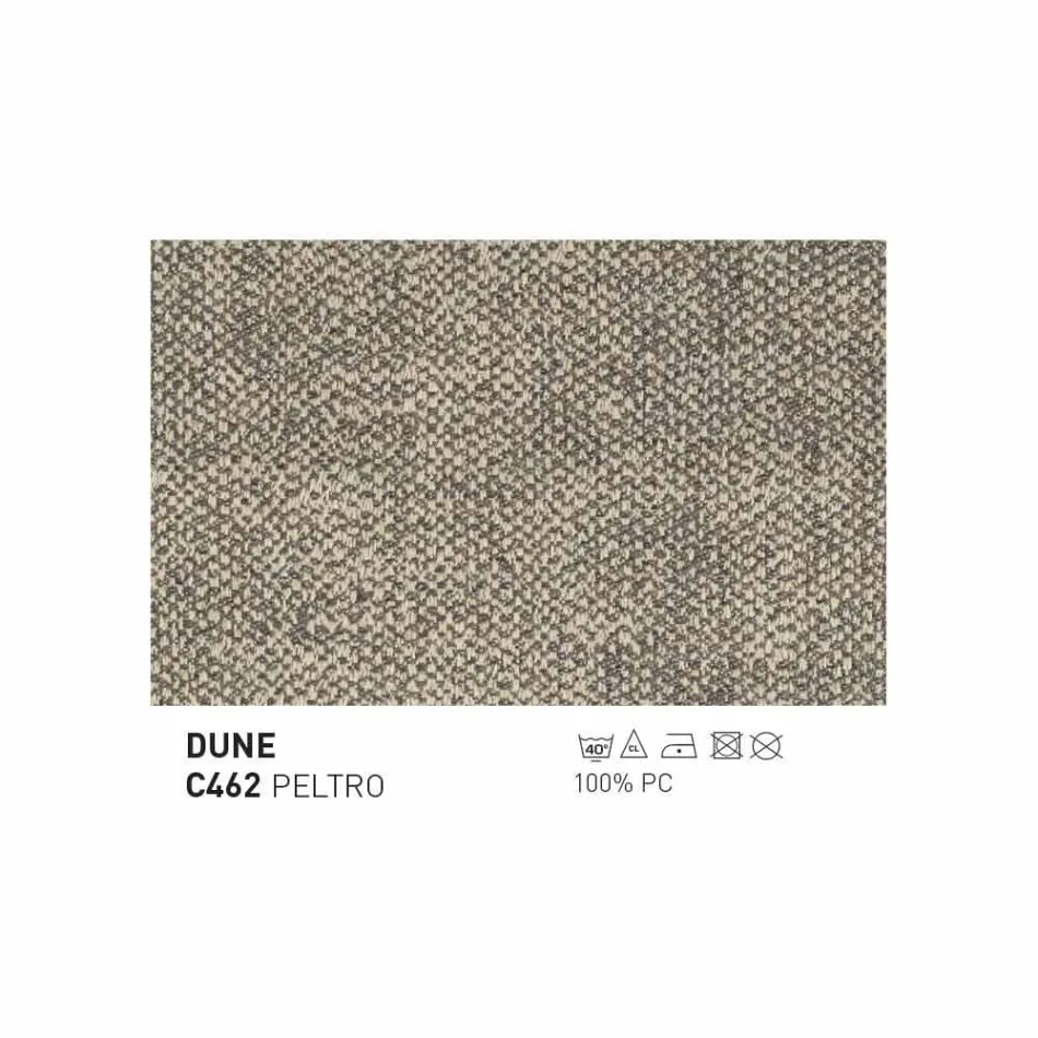 Sillón de jardín Varaschin Emma tapizado en tela y metal Viadurini