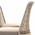 Varaschin Emma design silla de exterior en tela y aluminio Viadurini