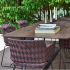 Varaschin Kolonaki Mesa de jardín moderna en diferentes tamaños Viadurini