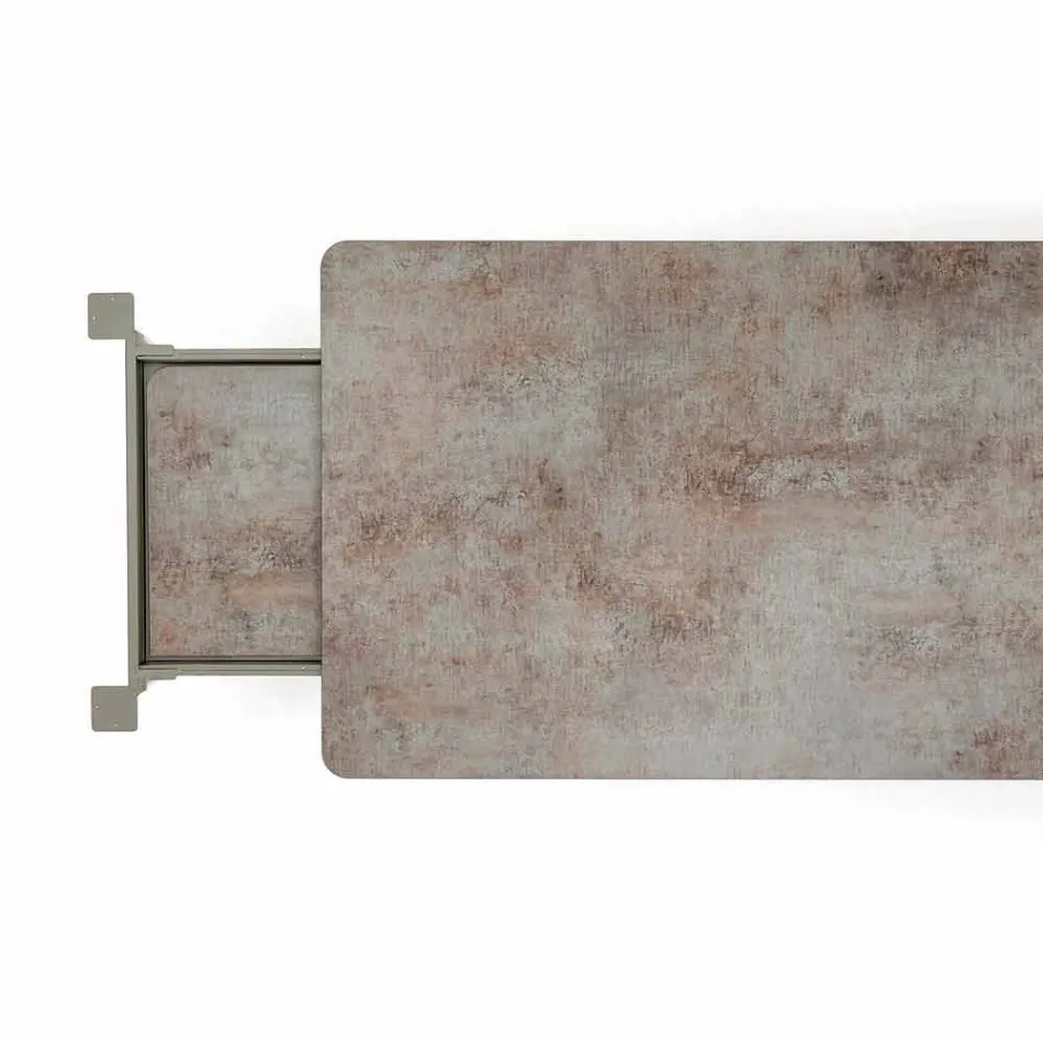 Varaschin Enlace tabla H 65 cm jardín extensible hasta 350 cm Viadurini