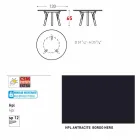 Varaschin mesa redonda Enlaces por el diseño moderno interior / exterior, H 65 cm Viadurini