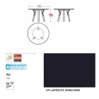 Varaschin une mesa redonda con patas de madera de teca, H 75cm Viadurini