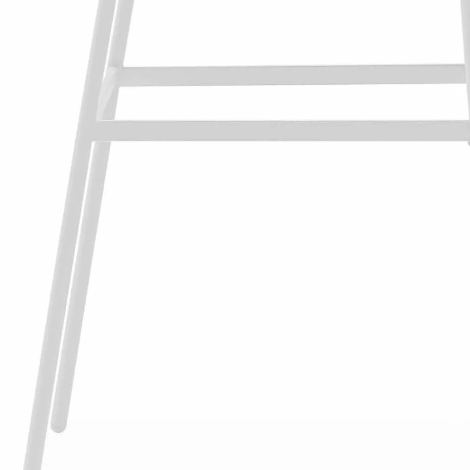 Taburete de verano Varaschin Outdoor, en acero y tejido. Viadurini